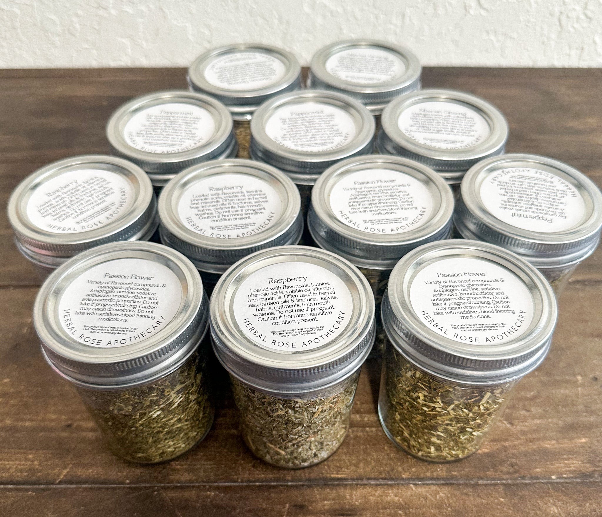 Dried Herbs Small Jars-2